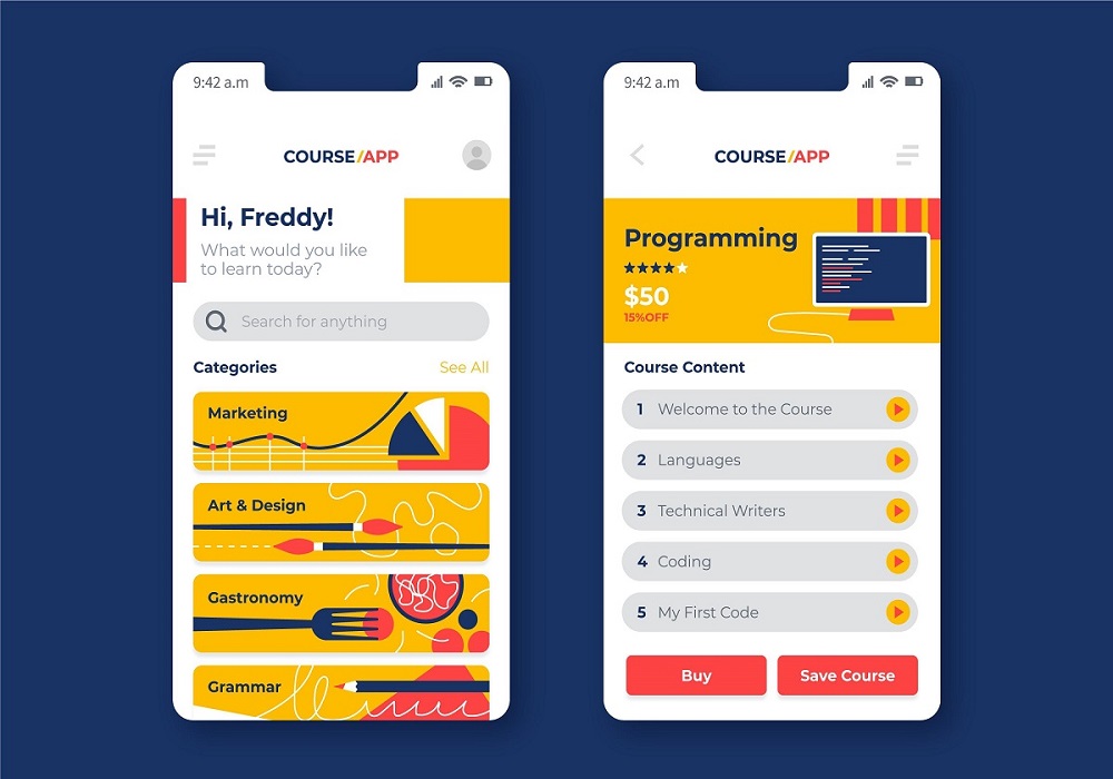 mobile app ui design in jaipur